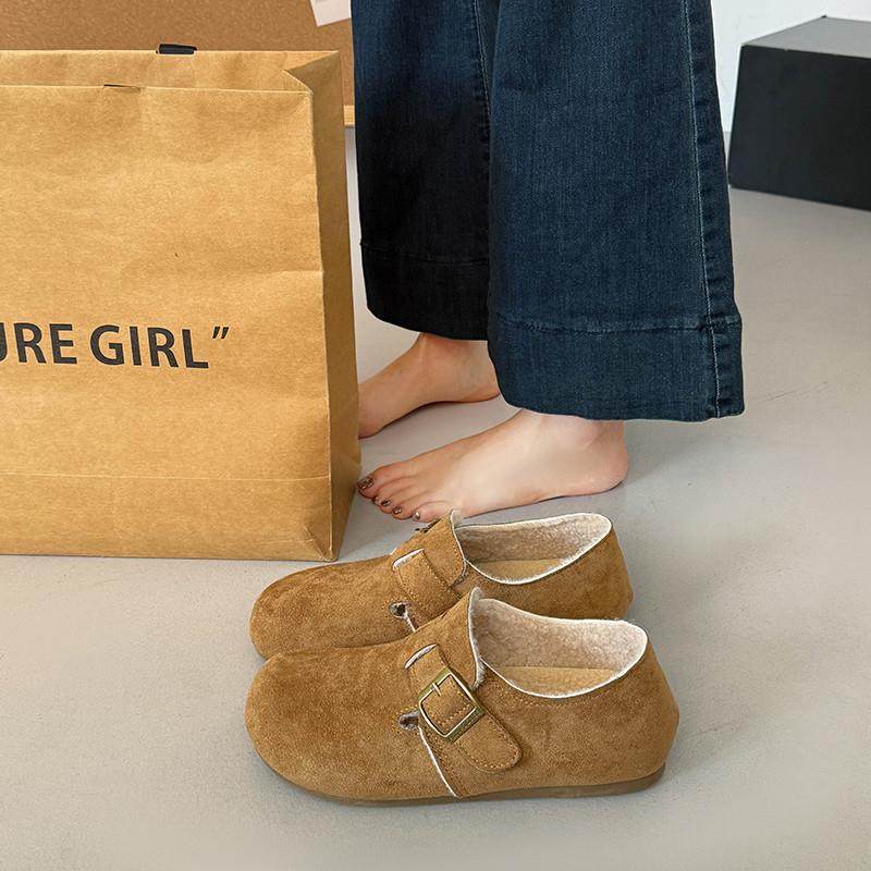 春秋平底勃肯鞋女加绒保暖一脚蹬毛毛鞋2026新款孕妇博肯豆0113z,女鞋,勃肯鞋/软木鞋,淘宝优惠券,粉丝福利购,淘宝优惠卷