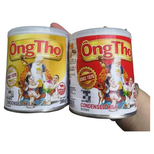 越南风味寿星公炼奶380G 练奶VINAMILK ong tho精制 鲜奶咖啡甜品