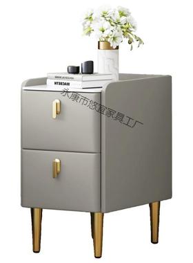 小实木床头柜轻奢床柜超窄收纳柜50289边多层2型5cm储物柜小户型整装