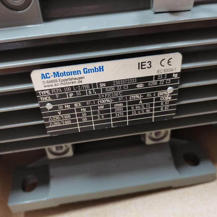 德国 ac-motoren FCPA 100 L 2 /PHE三相异步电机