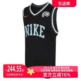 nike耐克男装2024夏季运动休闲篮球训练无袖，t恤背心hf6136