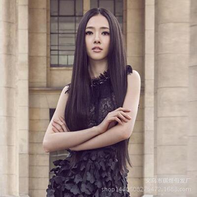 新款直销假发女 直发 中分长直发修脸甜美可爱逼真自然修脸2018新
