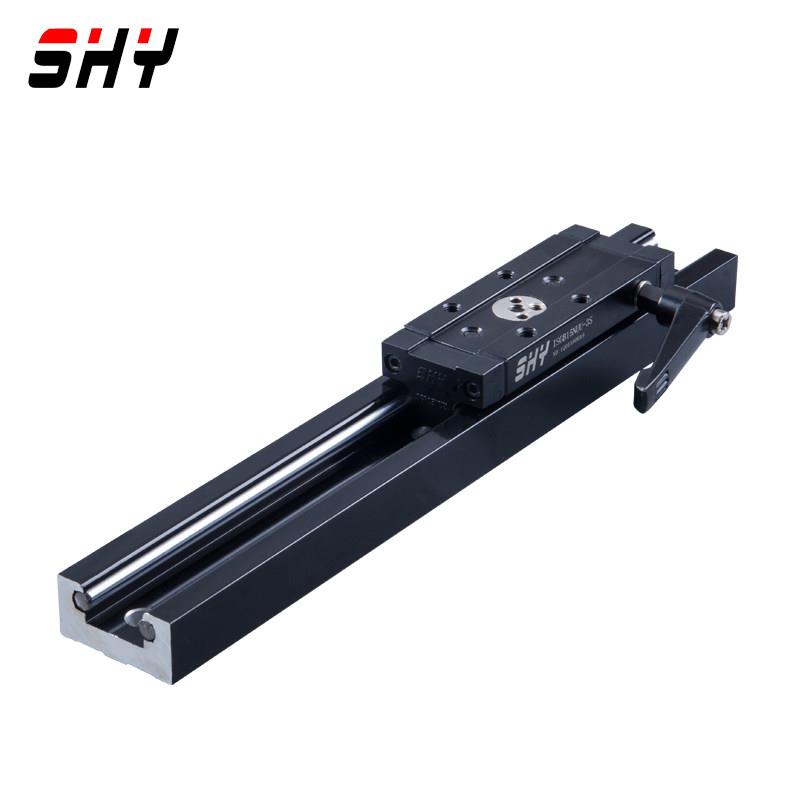 47mm宽度铝合金高速导轨重型导轨静音导轨滚轮带锁滑块不锈钢导轨