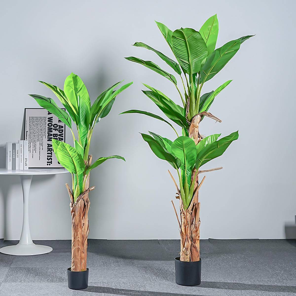芭蕉树芭蕉叶仿真绿植盆栽室内客厅大型落地装饰植物摆件假树