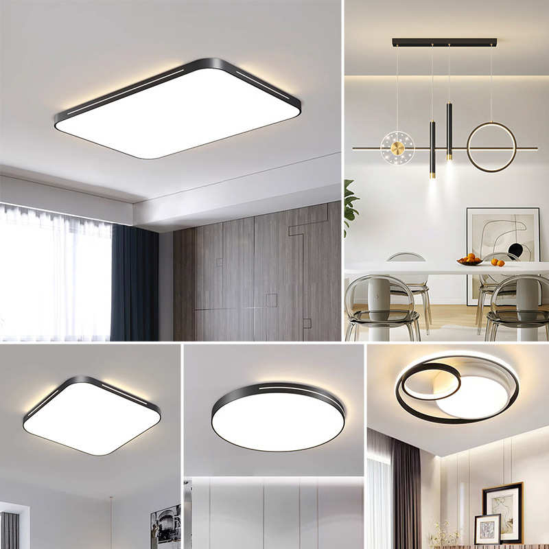 超薄led客厅主灯简约现代大气北欧房间卧室餐厅吸顶灯具套餐组合
