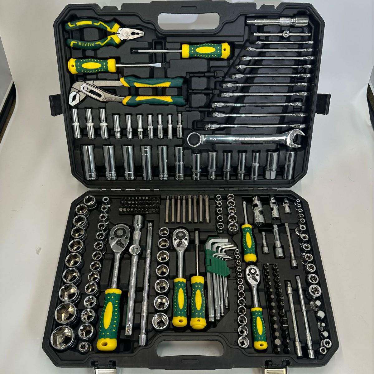 218件套汽修工具组合棘轮套筒全套一整套修车工具套筒套装