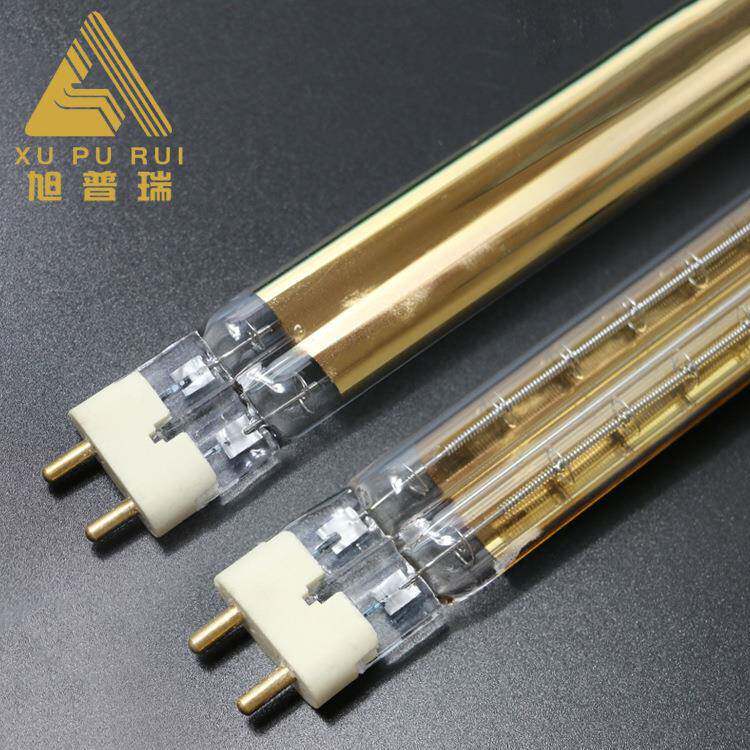 红外线灯近红外溜平灯双孪管镀金加热灯1kw大功率中波红外线灯