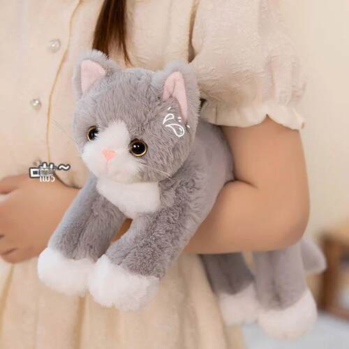 53CM Cute Simulated Cat Doll Plush Toy Stuffed Soft Animal P