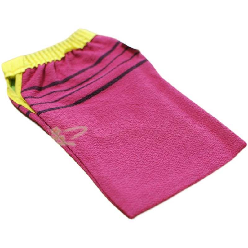 韩国进口一次性搓澡巾强力下灰搓泥女士双面手套洗澡巾缩水严重！