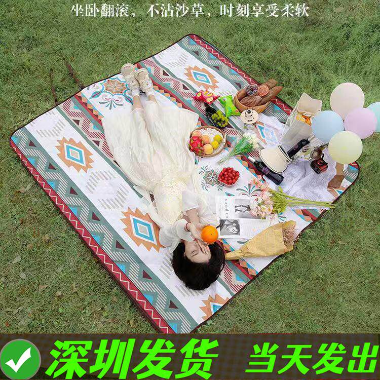 深圳野餐垫防潮垫户外露营可携式坐垫郊游防水野营野炊地垫可机洗