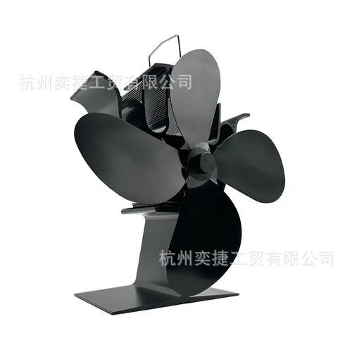 壁y炉912热能风扇亚b马逊ea壁炉风动扇热力木壁炉铸铁热能风扇