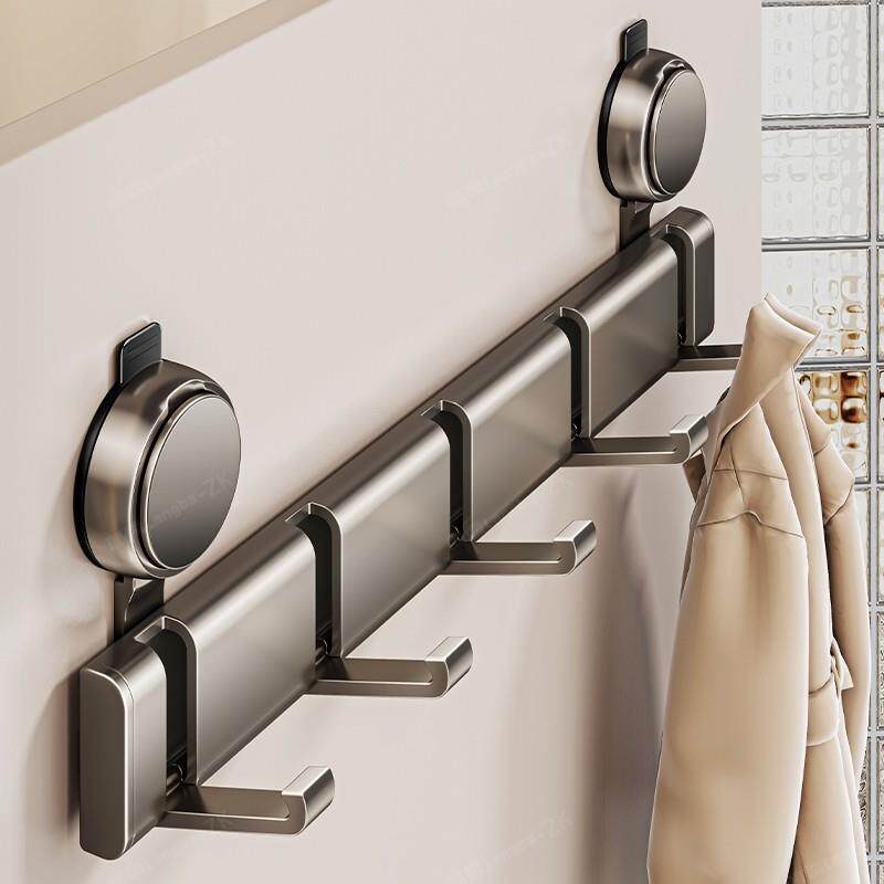 吸盘门后挂钩黏钩挂衣架免打孔强力承重挂衣钩收纳壁挂置物架排钩