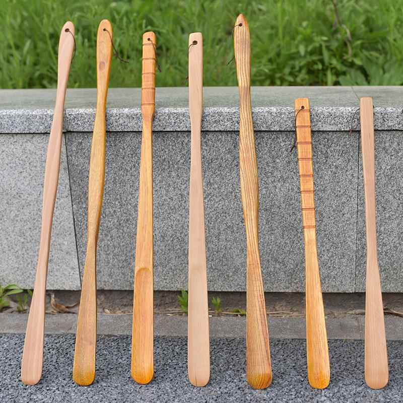 实木质鞋拔子超长免邮长柄鞋拔穿鞋器鞋把子鞋抽懒人穿鞋提鞋器