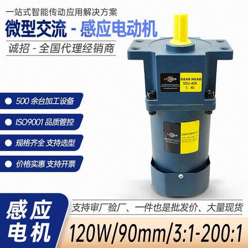 5IK120RGU带耳朵120w微型感应单相交流异步电机运用于自动化设备