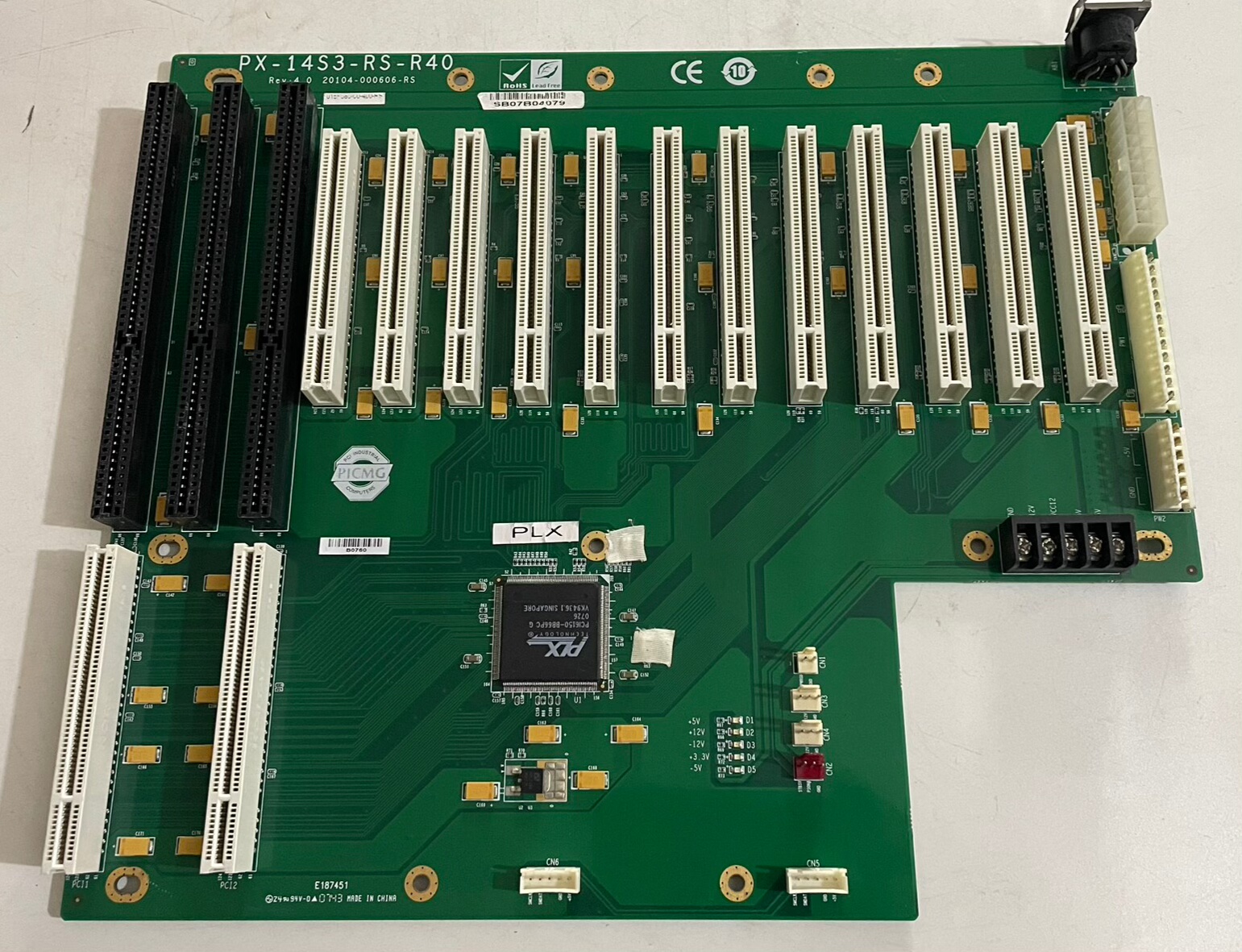 全新威达工控机底板 PX-14S3-RS-R40 rev：4