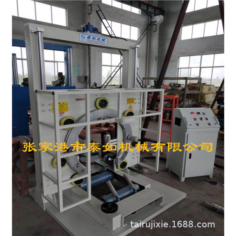 直厂家销 PE盘管缠绕包机 PERT地暖TRBZ-300缠管绕包装机装胶管缠