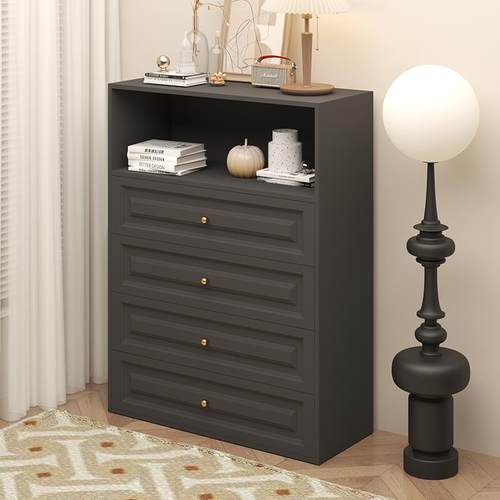 my家奢用UDI五斗柜钢约制落地现代简收纳柜储物柜多抽层屉柜轻餐