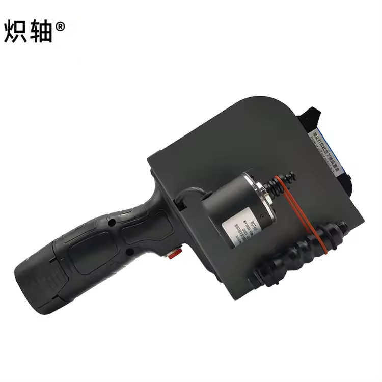 大字符喷码机全自动喷墨打纸箱包装袋50mm双喷头打印日期喷码机