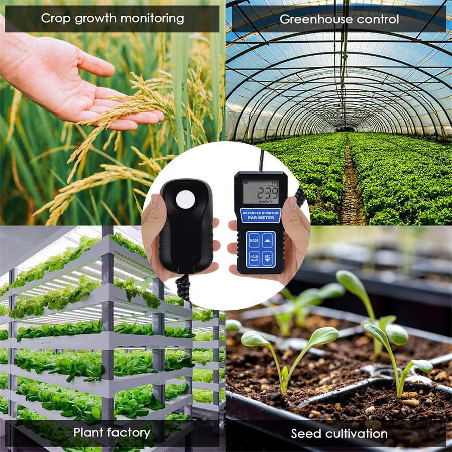 高精度分体式数字光通量计PAR meter光谱照度计光照计ppfd