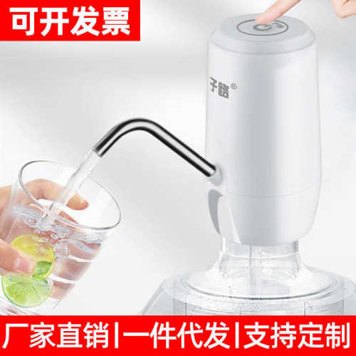厂家直销子路双泵桶装水抽水器矿泉饮水机出水电动水桶按压水器自