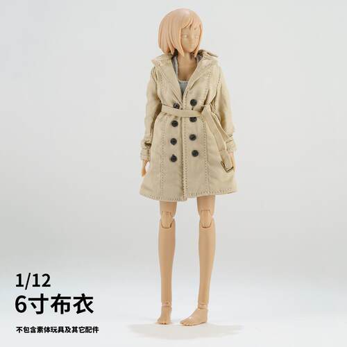 阿巳2.0娃衣112兵人衣服12分OB11 BJD6寸机娘窝之壳romankey风衣