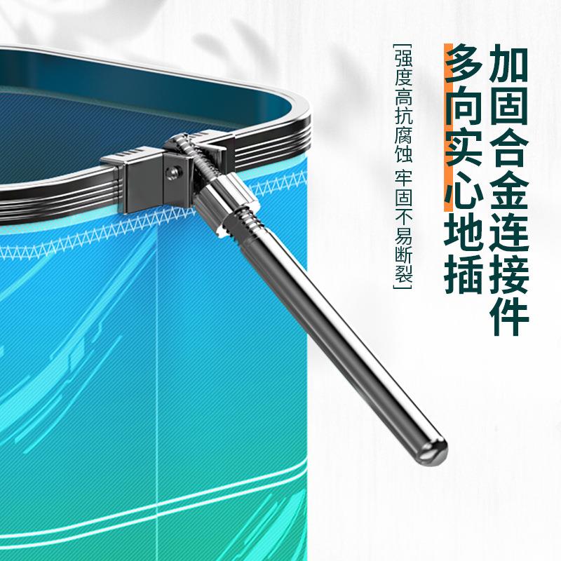 新款直销鱼护野钓专用方形小网眼黑坑加厚网袋兜新款迷你涂胶速干