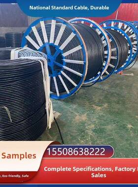 Yjv铜芯电缆3 4 5 2芯10平方米16 25 35三相四线制电源线