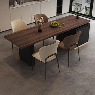 石墨烯餐桌岩板齐平岛台多发热一体菜板带磁炉功能暖电储QPT物吃