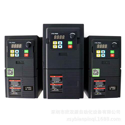 厂家直销220V单进三出0.4-0.75-1.5-2.2-4-5.5W通用变频器柜单相