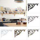意大利进口三角架墙上固定直角隔板置物架装 饰金色三角撑承重木板