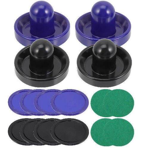 Table Hockey Accessories 96mm Black Blue Pucks Cloth Air