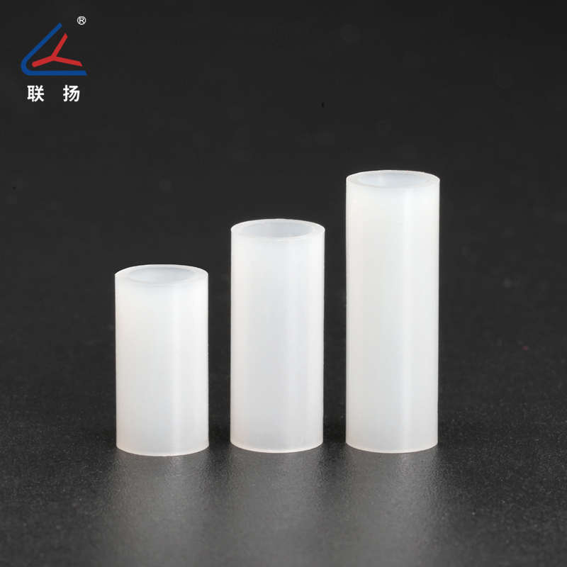 联扬 5-3.2尼龙直通柱 空心间隔柱塑料垫高柱 圆体隔离柱绝缘柱*