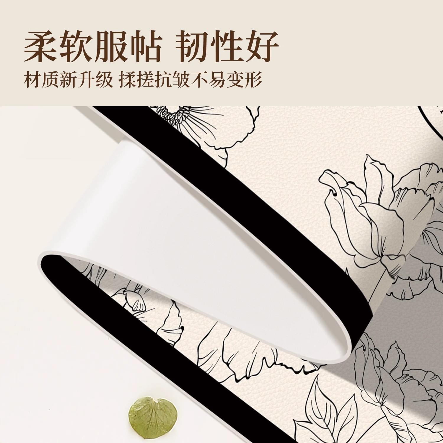 电2512.4-0柜桌垫条桌布轻奢视高级感防水可裁剪鞋柜柜餐长边台面