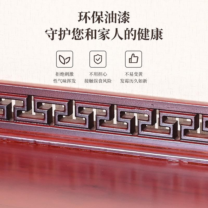 IL中一式茶柜实木茶水家用办公室老榆木置柜物柜F7665T65客柜厅茶