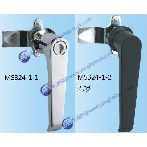 MS324-1把手锁配电箱开关柜机箱机柜门锁不锈钢工业机械设备锁