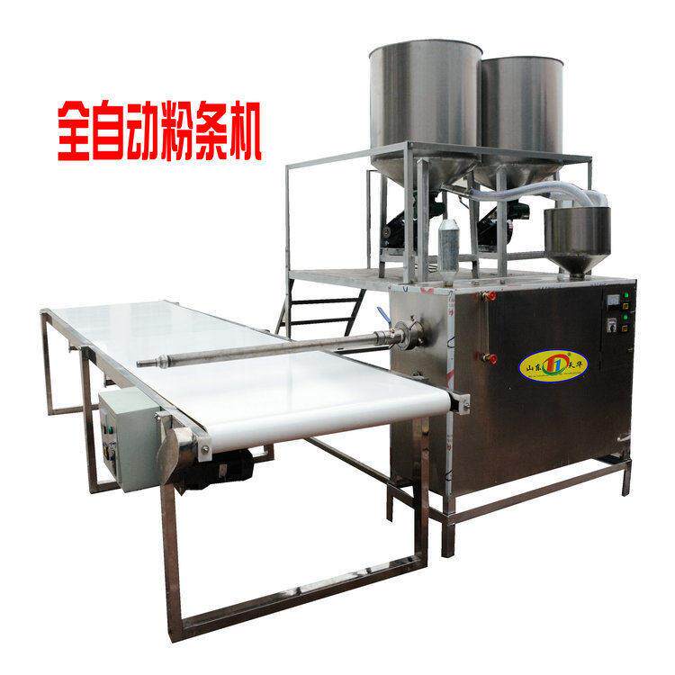 河北免冷冻直管排线红薯粉条机 电热自熟皮带输送下细粉机四季均