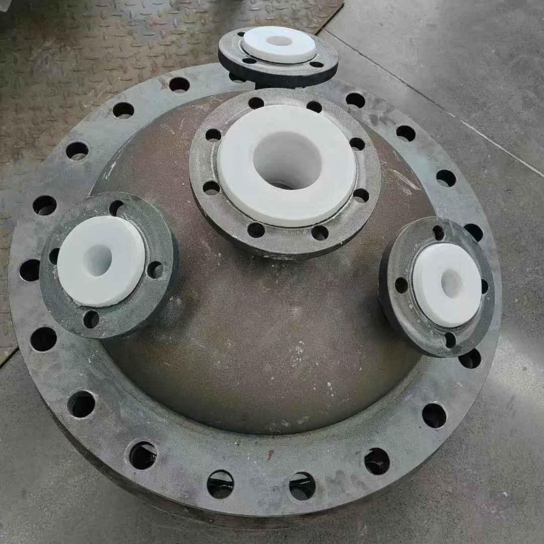 衬塑管道钢衬四氟化工污水输送管道衬塑脱硫电厂管道衬里管道配件