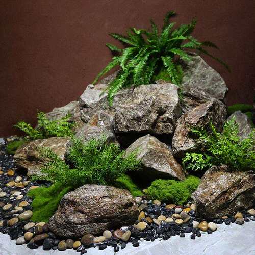 U仿真假石头室内景LXU观软绿植装造景悬浮泡沫假山P庭院观景石石