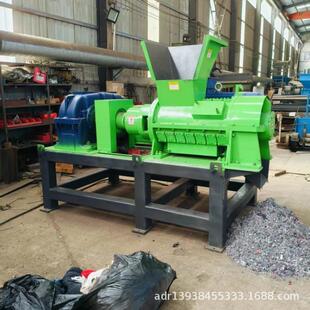 VCX废旧棉纱棚膜螺粉碎机旋料多少钱大一台衣服布料不织布边角撕