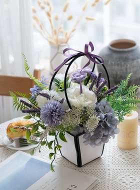 墙挂静夜思绪纷飞套装家居设计婚庆墙饰手捧花束仿真花CF01463