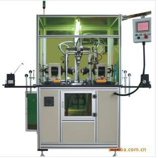 供应自动电机转子双头飞叉绕线机两端绕线配张力器触摸屏工具箱