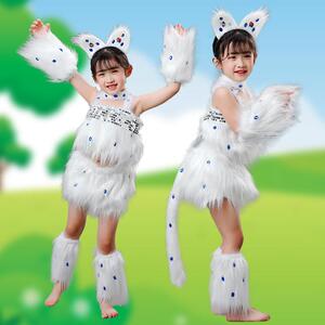 小猫儿童演出服波斯猫学猫叫幼儿小花猫咪动物跳舞蹈表演服装