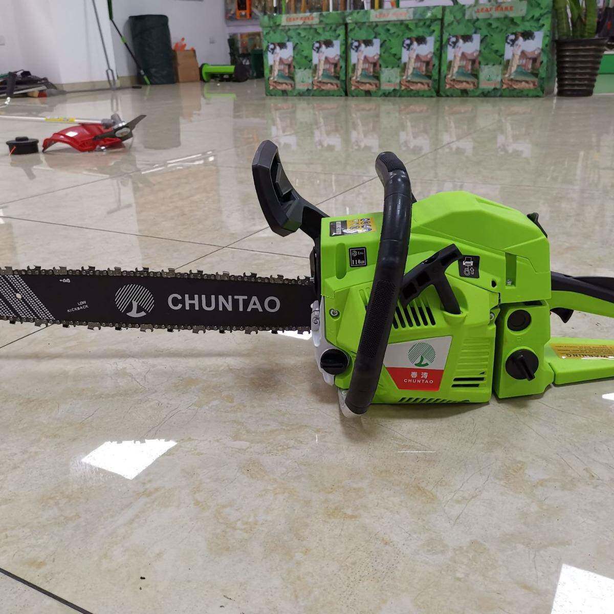 新款汽油锯 快速切割油锯家用伐木锯小型链锯便携式工业级园林锯