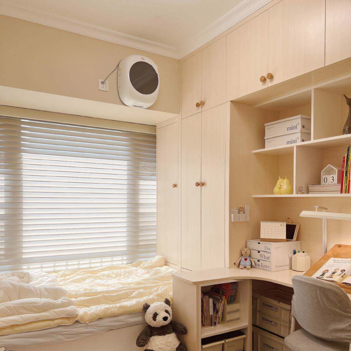 全屋定制奶油卧室柜橱syy柜木衣柜整厨房柜书桌榻体风榻米工厂实