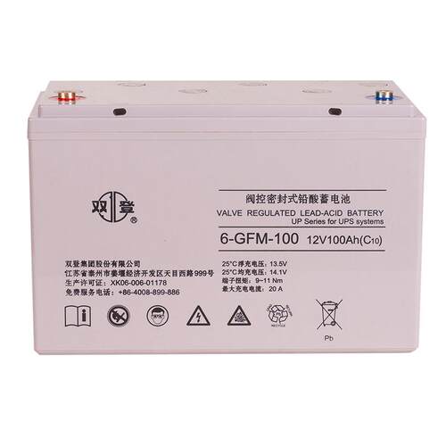 12V100AH ups电池 储能电池 12v100ah蓄电池 EPS电源 双登蓄电池