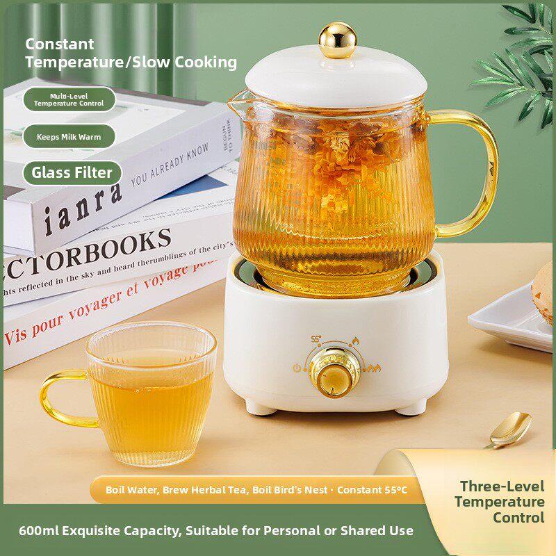 110v迷你养生杯养生壶电炖杯小型煮茶器家用花茶壶玻璃便携烧水杯