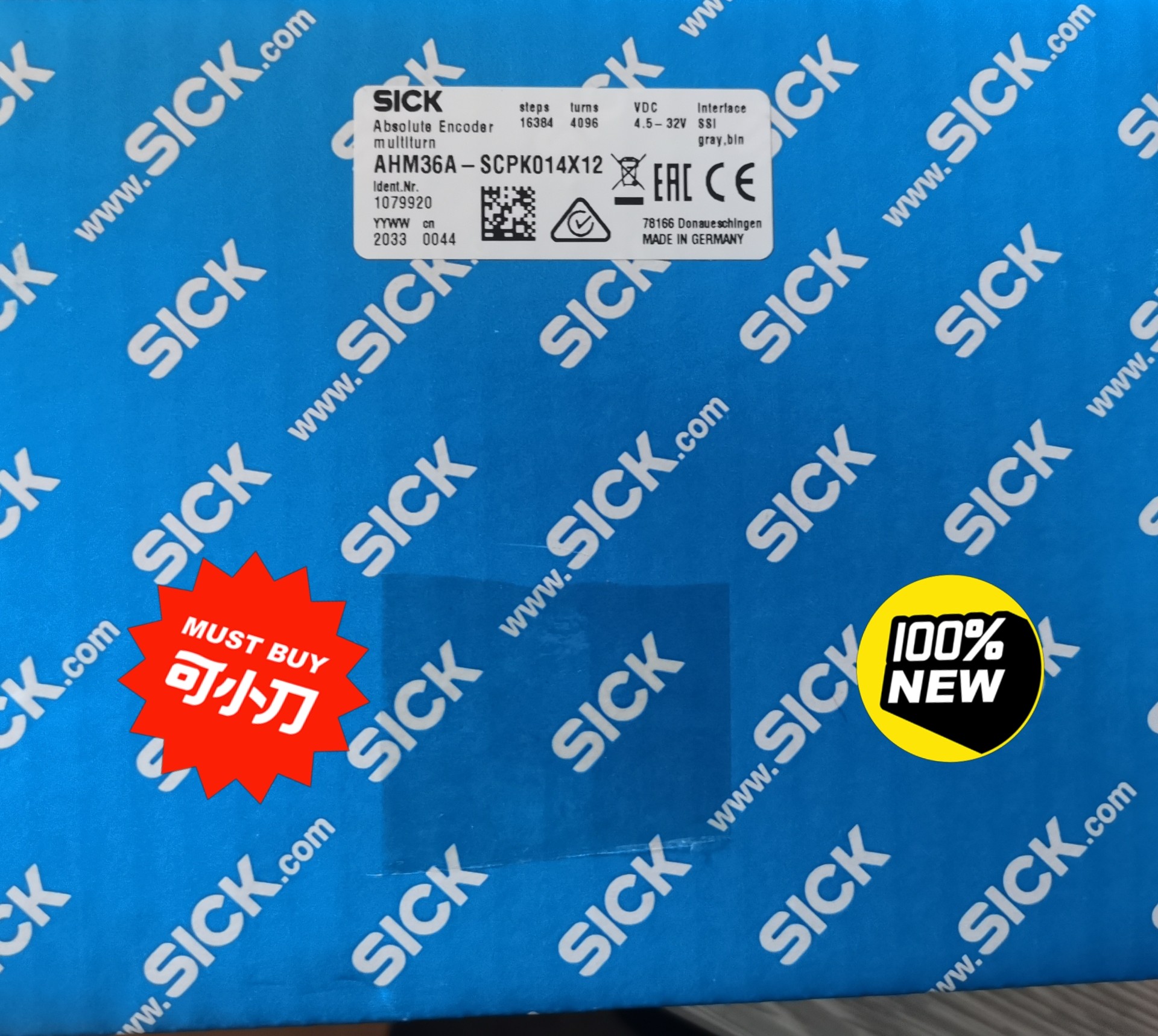 全新西克编码器AHM36A-S4PK014x12，AHM36