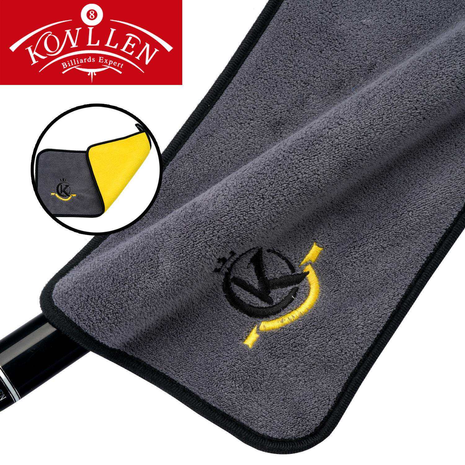 KONLLEN万世康伦台球杆毛巾擦杆布台球杆专用毛巾斯诺克八球九球