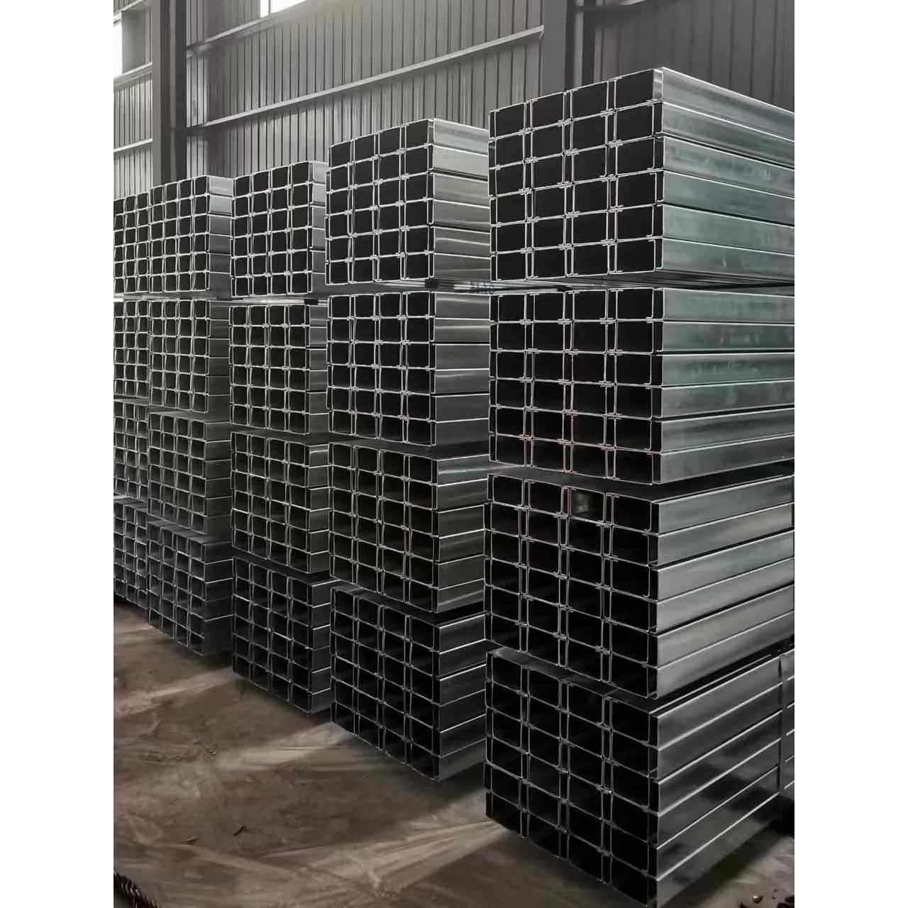 热镀锌C型钢 高锌层 C型钢 檩条 抗震支架 光伏支架 厂家直销定尺