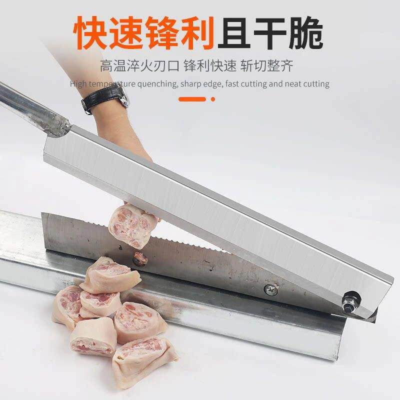 临沂匠心工具店商用铡刀家用切猪蹄骨头大号切骨机剁排骨手动闸刀